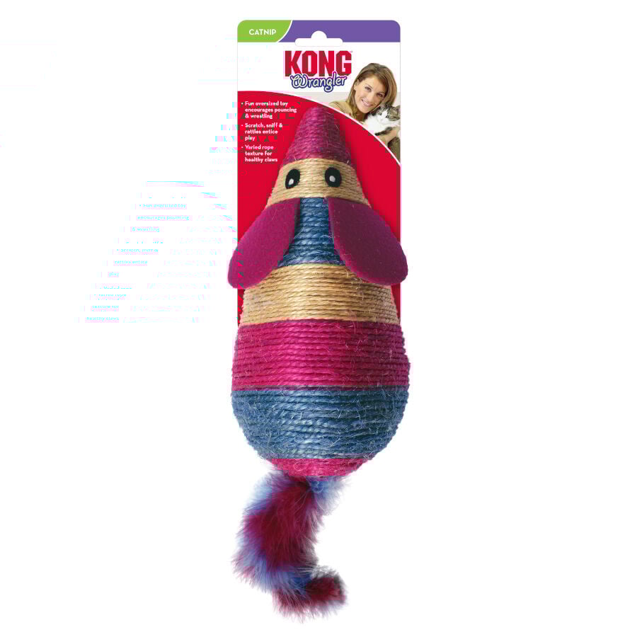 Kong Wrangler Rat&oacute;n Rascador para gatos, , large Imagen numero 3